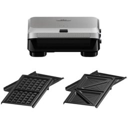 Sandwich-Maker Braun SM5005 800W 2 Seturi Placi Detasabile Invelis Antiaderent Premium Argintiu-Negru