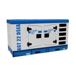 AGT - 22 DSEA - Generator de uz general, - kW, -, -, 31 CP, 80 l, pornire electrica, motorina, insonorizat, protectie termica, senzor lipsa ulei, protectie suprasarcina, regulator tensiune AVR, trifazat