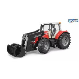 Tractor Bruder Massey Ferguson 7624 cu încărcător frontal – 45 cm