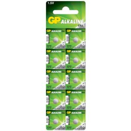 Baterie GP Batteries, butoni (AG4/LR66) 1.5V alcalina, blister 10 buc. "GP177F-2C10" "GPPBA177F004" - 645263 (include TV 0.1lei)