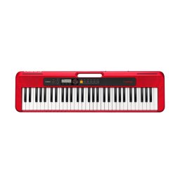 Casio CT-S200 MIDI keyboard 61 keys USB Red, White