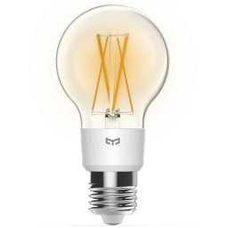 Bec LED inteligent cu filament Smart Filament Bulb, Wireless, 6W, 700 lm, lumina calda (2700K), compatibil cu Google Assistent, Amazon Alexa, Apple HomeKit