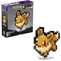 Mattel MEGA Pokémon Eevee Pixel Art, Construction Toy