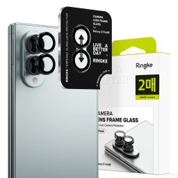 Folie Camera pentru Samsung Galaxy Z Fold8 - Ringke Camera Lens Frame Glass (set 2) - Black
