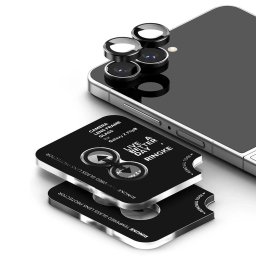 Folie Camera pentru Samsung Galaxy Z Flip8 - Ringke Camera Lens Frame Glass (set 2) - Black