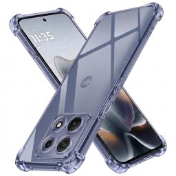 Husa Husa pentru Motorola Edge 70 Max - Techsuit Shockproof Clear Silicone - Smoke Black