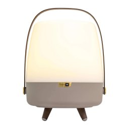 Boxa portabila Lite-Up Play 10W Bluetooth dimensiuni 290x290x400mm set complet cu incarcator Maro