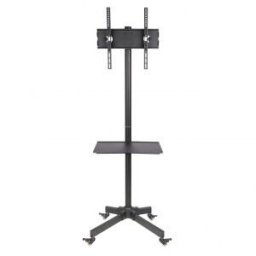 TV Table/trolley on wheels + handle 23-55" 25 kg S-09