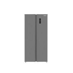 Aparate Frigorifice Side by side Daewoo, clasa energetica E, volum net total 473 (275+198) litri, Total No Frost, Display pe usa, Inverter, Silver