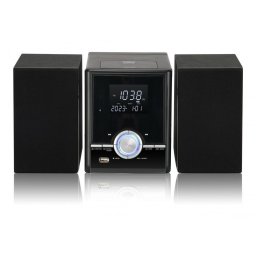 JOWISZ BT CD USB negru cu radio digital 2 alarma Negru