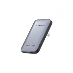 Încărcător Rețea Slim GaN 65W 2x USB-C US/UK/UE