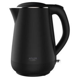 Fierbator Electric Kettle 1.0 L, Double-Wall Design, Stainless Steel Interior, Concealed Heating Element, Automatic Shut-Off,
