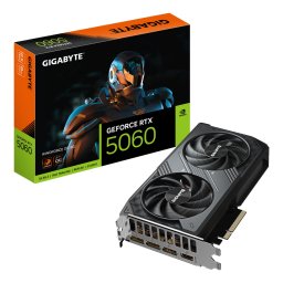 GIGABYTE GeForce RTX 5060 WINDFORCE OC 8G NVIDIA 8 Giga Bites GDDR7 (GV-N5060WF2OC-8GD)