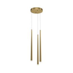Pendul Cascade MOD132PL-L18BSK, 19W, Alamă, Aluminiu
