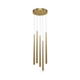 Pendul Cascade MOD132PL-L30BSK, 31W, Alamă, Aluminiu