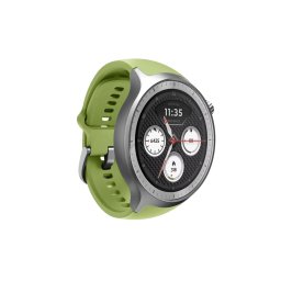 MOTOROLA Moto Watch SmartWatch argint verde silicon curea OLED 1.43" GPS PG38C08264