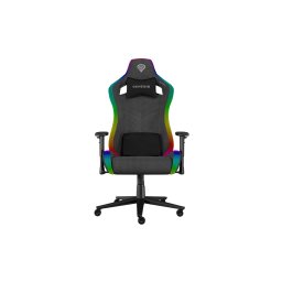 Scaun Gaming Genesis Trit 660 NFG-2246 | RGB, 150kg, Spatar Ajustabil, Gri