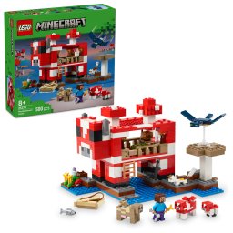 LEGO Minecraft Casa Ciuper-vaca pentru copii 8+ - 500 piese