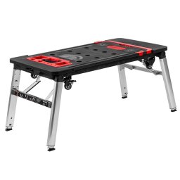 Banc de lucru multifunctional 7 in 1 Proline, cu prize si roti, 150/250 kg