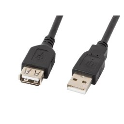 Cablu Lanberg USB-A USB-A 1.8m Negru