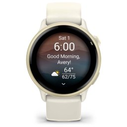 Smartwatch Garmin VÃ­voactive 6 3.05Cm 1.2inch AMOLED 42mm Digital 390 x 390 Touchscreen Alb