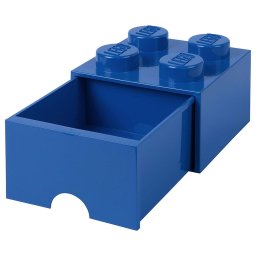 Room Copenhagen LEGO Brick Drawer 4 blue - RC40051731