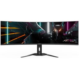 Monitor Gaming Curbat OLED GIGABYTE AORUS CO49DQ, 49” DQHD, 144Hz, 0.03ms, Negru