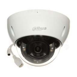 Camera supraveghere IP Dome Dahua WizSense, 4MP, Smart Dual Light IR + lumina calda 30m, lentila 2.8mm, microfon, PoE, SMD Plus, IP67, IK10, IPC-HDBW2449E-S-IL-0280B