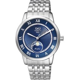 Ceas Barbati, Q&Q by Citizen, Moonphase QZ10J218Y