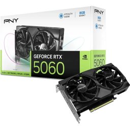 PNY VCG50608DFXPB1 Dual Fan GeForce RTX 5060 8GB GDDR7 DLSS4