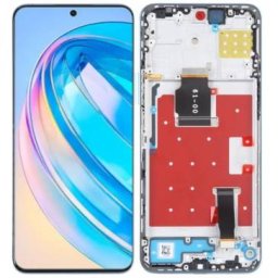Display cu touchscreen si rama Honor X8a Negru Service Pack