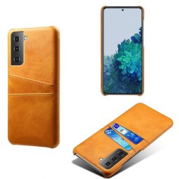 Husa Samsung Galaxy S21 FE, Dual Card Slots, galben, S21FE-003