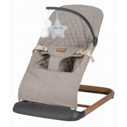 Sezlong balansoar, freeon, serene, pana la 9 kg, cu centura in 3 puncte, spatar reglabil in 3 etape, cu bara de jucarii, 70 x 45 x 56 cm, 0 luni+, beige