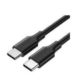 Cablu De Alimentare Si Transfer De Date UGREEN Fast Charging Data Cable USB Type-C La USB Type-C 60W/3A Nickel Plating PVC 2m Negru 10306 Timbru Verde 0.08 lei - 6957303813063