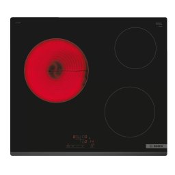 Plita Incorporabila Bosch PKM631BB2E Vitroceramica 3 Zone Gatit TouchSelect ReStart Temporizator HighSpeed Negru