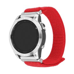 Curea Smartwatch Fixed pentru Garmin QuickFit 22mm Red