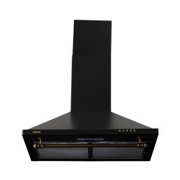 Hota Decorativa Semineu NobeLTek BI NHO-9748CER1ANT 60cm 1 Motor Filtru Aluminiu Lampa LED 400m3 58dB Antracit Rustic