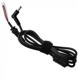 Cablu de Alimentare AKYGA AK-SC-11 DC 4.5 x 3.0mm + Pin HP la Fire Deschise 1.2m Negru