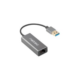 Placa de Retea Natec Cricked USB 3.0 1x RJ45 Negru