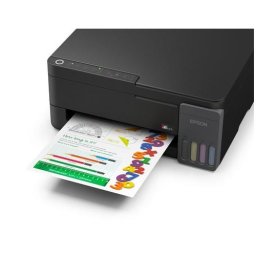Multifunctionala Epson EcoTank L3350 CISS Inkjet A4 Color Wi-Fi AirPrint Scanner Copiator USB 33ppm LCD Sistem Rezervor Cerneala Economic Negru