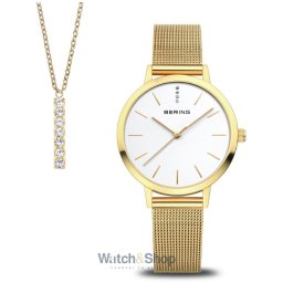 Bering Bering 13434-334-GWP Ladies Watch Set Golden Signature 34mm 3ATM 13434-334-GWP