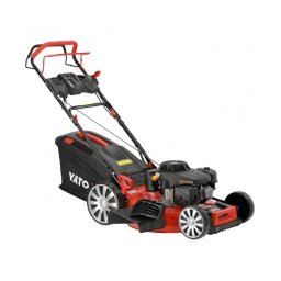 Yato - YT-85537 - Masina de tuns iarba pe benzina, Loncin, LC1P75F, 6 CP, 56 cm, - m2, autopropulsie, sistem maruntire iarba, evacuare laterala