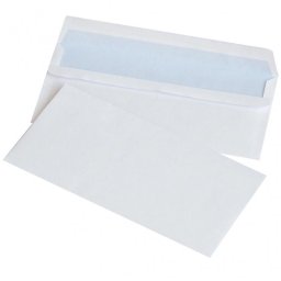 Plic DL (110x220mm), lipire autoadeziva, 50 buc/set, Office Products - alb