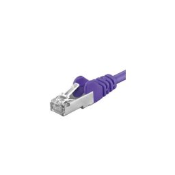 Patchcord SFTP RJ45-RJ45 Cat.6A, 3m, violet, "SFTP-6A-3-V
