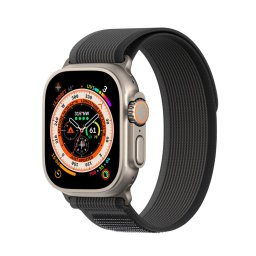 Husa Velcro Sports Strap for Apple Watch Ultra/8/7/6/SE/5/4/3/2/1 (42, 44, 45, 49mm) Dux Ducis Strap YJ Version - Black Gray