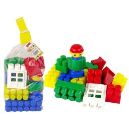 Blocuri de construcție colorate K3 mici, 30 de piese