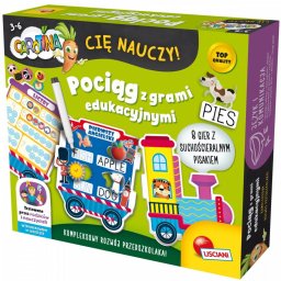 Set Carotina - tren cu jocuri