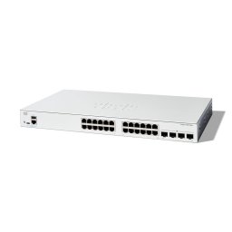 Switch Cisco Catalyst 1200-24T-4G Smart Switch, 24 Port GE, 4x1GE SFP, Limited Lifetime Protection (C1200-24T-4G)