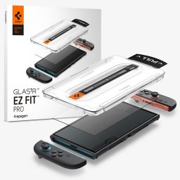 Sticlă de protecție ecran SPIGEN Glass tR EZ Fit Pro 2 Pack - 2, Set 2 buc pentru Nintendo Switch 2