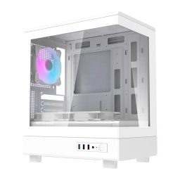 Carcasa Carcasa alba pentru computer DarkFlash DB330M (+3 ventilatoare) v2